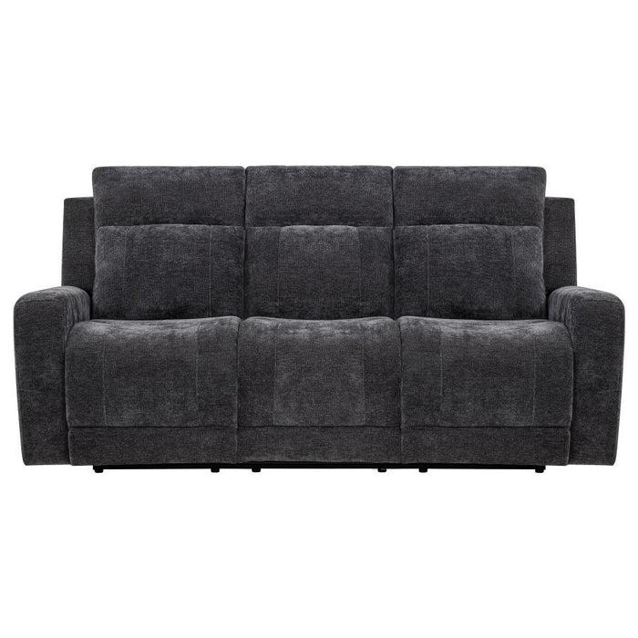 Kennett - Chenille Upholstered Power Reclining Sofa – Reclining Sofas by Coaster Fine Furniture at Furniture Wholesale Plus , Nashville furniture store