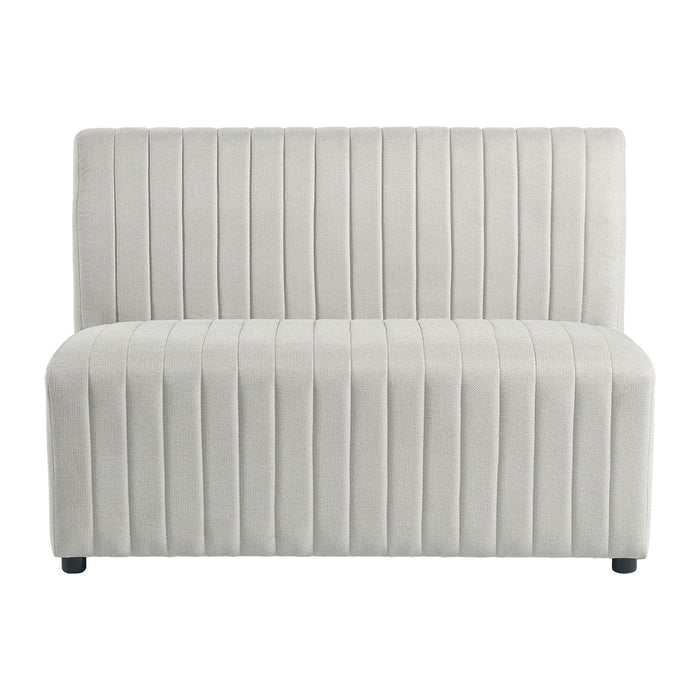 Jemma - Dining Bench - Beige Linen – Upholstered Benches by Elements International at Furniture Wholesale Plus , Nashville furniture store