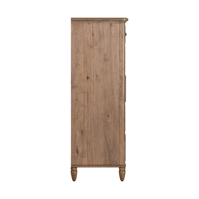 Hickory Grove - Landscape Mirror - Heirloom Brown – Mirrors by Liberty Furniture at Furniture Wholesale Plus , Nashville furniture store