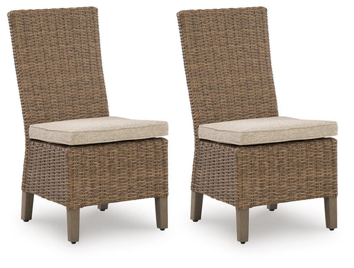 Laguna Heights - Side Chair With Cushion (Set of 2) - Beige – Chair Sets by Signature Design by Ashley® at Furniture Wholesale Plus , Nashville furniture store