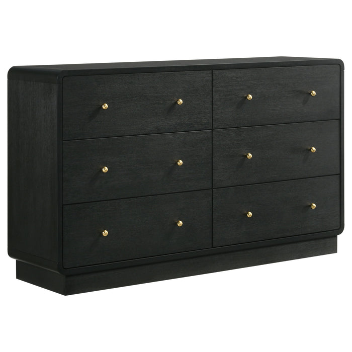 Cavelle - 6-Drawer Dresser – Dressers by Coaster Fine Furniture at Furniture Wholesale Plus , Nashville furniture store