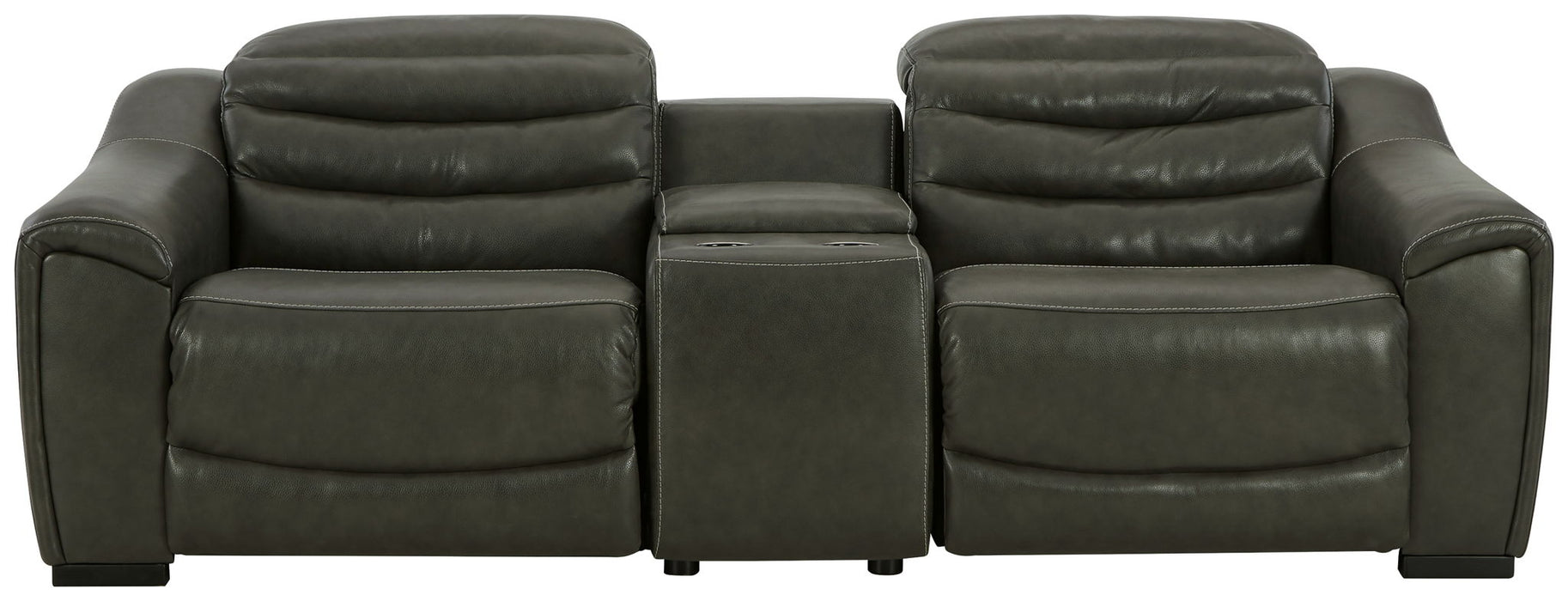 Center Line - Power Recliner Sectional – Reclining Sectionals by Signature Design by Ashley® at Furniture Wholesale Plus , Nashville furniture store