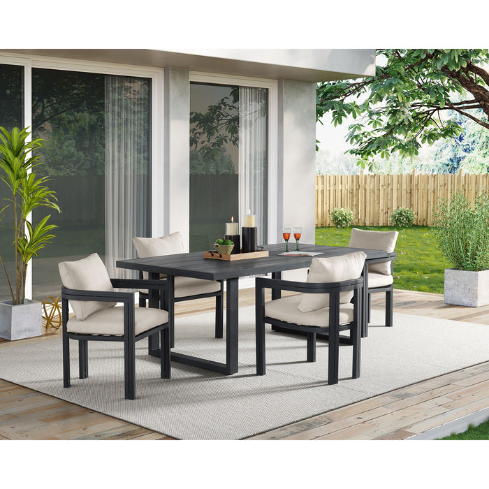 Playa - Dining Table - Dark Gray / Beige – Dining Tables by Elements International at Furniture Wholesale Plus , Nashville furniture store