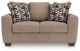 Triston-Peaks - Loveseat - Suede – Stationary Loveseats by Benchcraft® at Furniture Wholesale Plus , Nashville furniture store