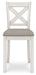 Robbinsdale - Upholstered Barstool (Set of 2) - Antique White – Stool Sets by Signature Design by Ashley® at Furniture Wholesale Plus , Nashville furniture store