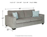 Altari - Sleeper Sofa - Premium Sleeper Sofas from Signature Design by Ashley® - Just $818! Shop now at Furniture Wholesale Plus  We are the best furniture store in Nashville, Hendersonville, Goodlettsville, Madison, Antioch, Mount Juliet, Lebanon, Gallatin, Springfield, Murfreesboro, Franklin, Brentwood