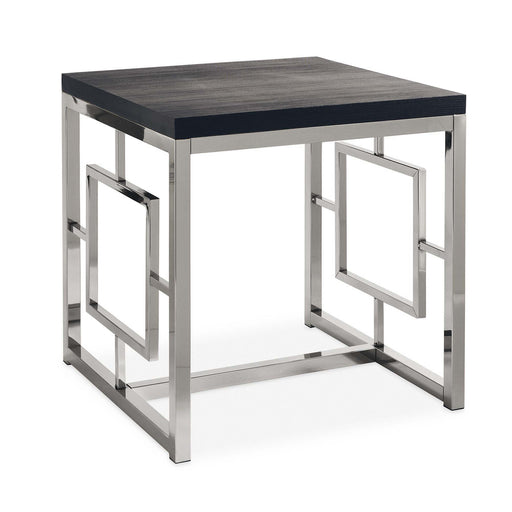 Ezra - 24" End Table - Chrome – End Tables by Elements International at Furniture Wholesale Plus , Nashville furniture store