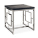 Ezra - 24" End Table - Chrome – End Tables by Elements International at Furniture Wholesale Plus , Nashville furniture store