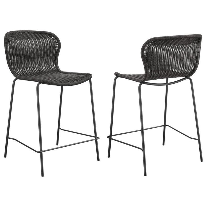 Mckinley - Faux Rattan Metal Chair (Set of 2) - Premium Stool Sets from CoasterEssence - Just $449! Shop now at Furniture Wholesale Plus  We are the best furniture store in Nashville, Hendersonville, Goodlettsville, Madison, Antioch, Mount Juliet, Lebanon, Gallatin, Springfield, Murfreesboro, Franklin, Brentwood