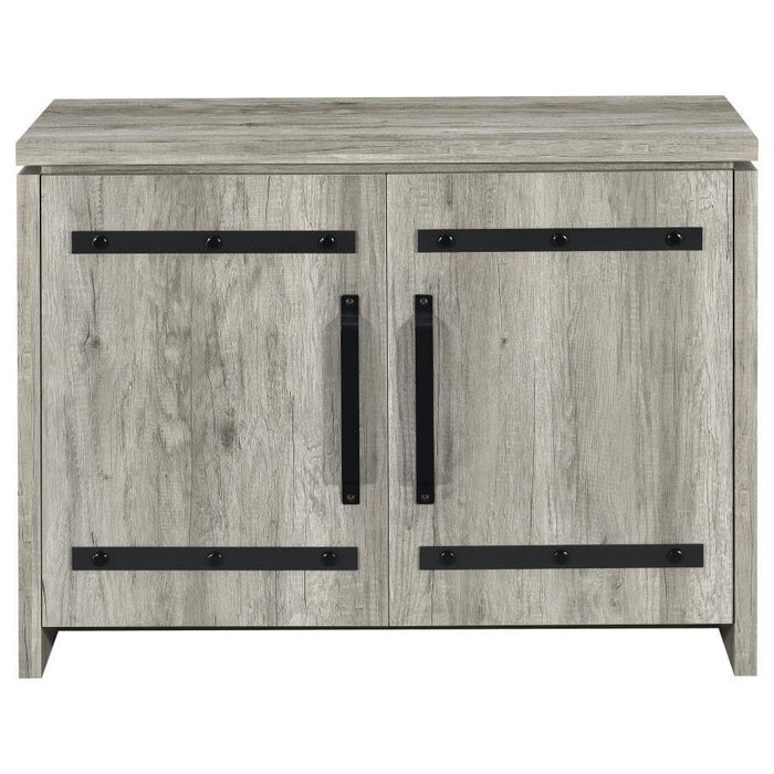 Enoch - 2 Door Engineered Wood Accent Cabinet - Gray Driftwood – Accent Cabinets by CoasterEveryday at Furniture Wholesale Plus , Nashville furniture store