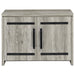 Enoch - 2 Door Engineered Wood Accent Cabinet - Gray Driftwood – Accent Cabinets by CoasterEveryday at Furniture Wholesale Plus , Nashville furniture store