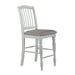 Cumberland Creek - Slat Back Counter Chair - White – Counter Chairs by Liberty Furniture at Furniture Wholesale Plus , Nashville furniture store