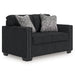 Jasmine Peaks - Loveseat - Coal – Stationary Loveseats by Benchcraft® at Furniture Wholesale Plus , Nashville furniture store