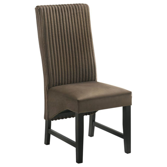 Barrand - Upholstered Dining Side Chair (Set of 2) – Chair Sets by Coaster Fine Furniture at Furniture Wholesale Plus , Nashville furniture store