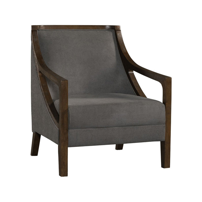 Hopkins - Accent Chair With Brown Frame – Accent Chairs by Elements International at Furniture Wholesale Plus , Nashville furniture store