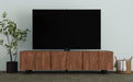 Trask - Wood TV Stand Media Console - Mango Brown - Premium TV Stands from Coaster Fine Furniture - Just $1049! Shop now at Furniture Wholesale Plus  We are the best furniture store in Nashville, Hendersonville, Goodlettsville, Madison, Antioch, Mount Juliet, Lebanon, Gallatin, Springfield, Murfreesboro, Franklin, Brentwood
