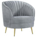 Sophia - Upholstered Channel Tufted Barrel Accent Chair - Premium Accent Chairs from CoasterEssence - Just $449! Shop now at Furniture Wholesale Plus  We are the best furniture store in Nashville, Hendersonville, Goodlettsville, Madison, Antioch, Mount Juliet, Lebanon, Gallatin, Springfield, Murfreesboro, Franklin, Brentwood