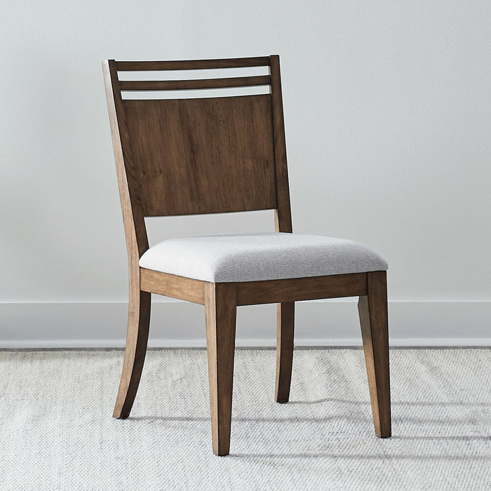Shaker Lakes - Panel Back Side Chair - Harvest Brown – Side Chairs by Liberty Furniture at Furniture Wholesale Plus , Nashville furniture store