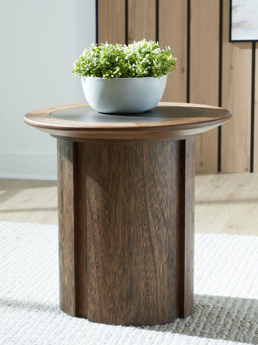 Dontayne - Round Table – End Tables by Signature Design by Ashley® at Furniture Wholesale Plus , Nashville furniture store