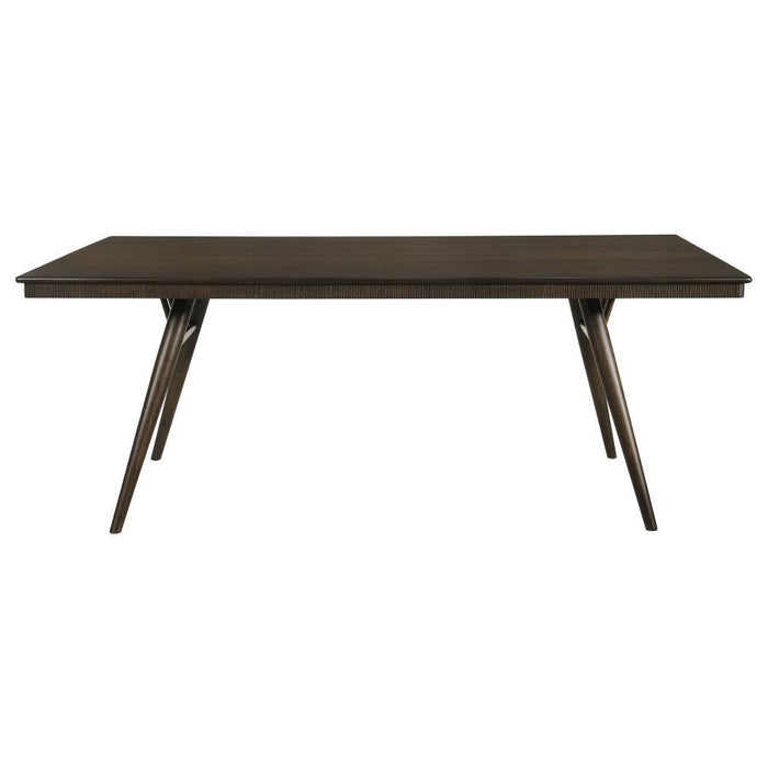 Wes - Rectangular Wood Dining Table - Dark Walnut – Dining Tables by CoasterEssence at Furniture Wholesale Plus , Nashville furniture store