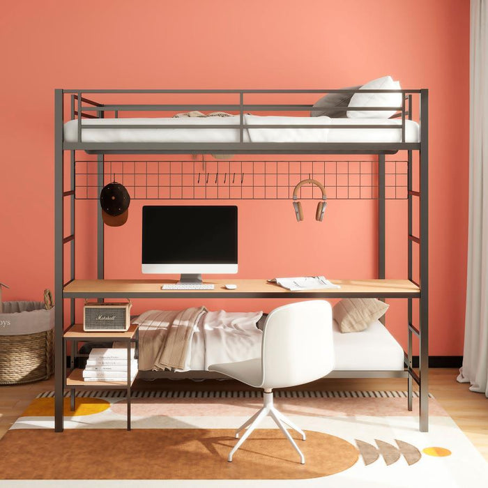Campus - Metal Workstation Bunk Bed – Bunk Beds by Coaster Fine Furniture at Furniture Wholesale Plus , Nashville furniture store