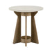 Berkley Square - Round End Table - Linen & Khaki – End Tables by Liberty Furniture at Furniture Wholesale Plus , Nashville furniture store