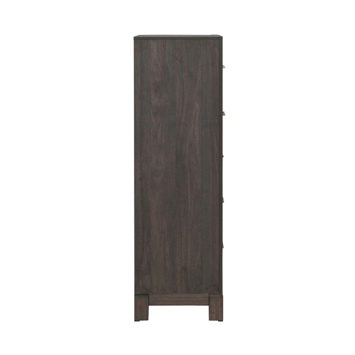 Modern Edge - 5 Drawer Chest - Caffe – Accent Chests by Liberty Furniture at Furniture Wholesale Plus , Nashville furniture store