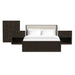 Sylvie - Bedroom Set With Upholstered Bed – 3 Piece Bedroom Sets by Elements International at Furniture Wholesale Plus , Nashville furniture store
