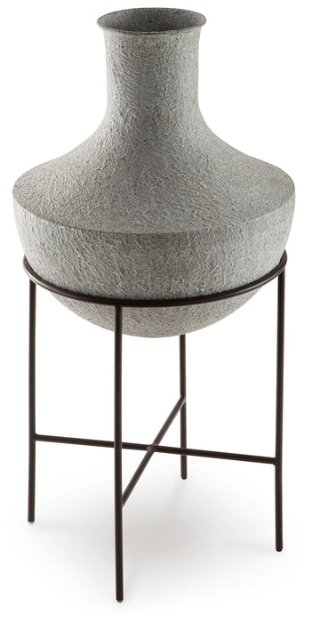 Estonbank - Vase - Premium Vases & Jars from Signature Design by Ashley® - Just $128! Shop now at Furniture Wholesale Plus  We are the best furniture store in Nashville, Hendersonville, Goodlettsville, Madison, Antioch, Mount Juliet, Lebanon, Gallatin, Springfield, Murfreesboro, Franklin, Brentwood