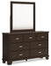 Covetown - Dresser And Mirror - Dark Brown – Dresser & Mirror by Signature Design by Ashley® at Furniture Wholesale Plus , Nashville furniture store