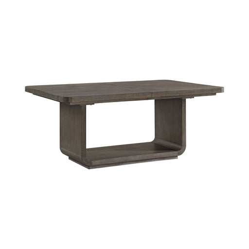 Hollywood Park - Rectangular Dining Table With Leaf - Dark Gray – Dining Tables with Extensions by Elements International at Furniture Wholesale Plus , Nashville furniture store
