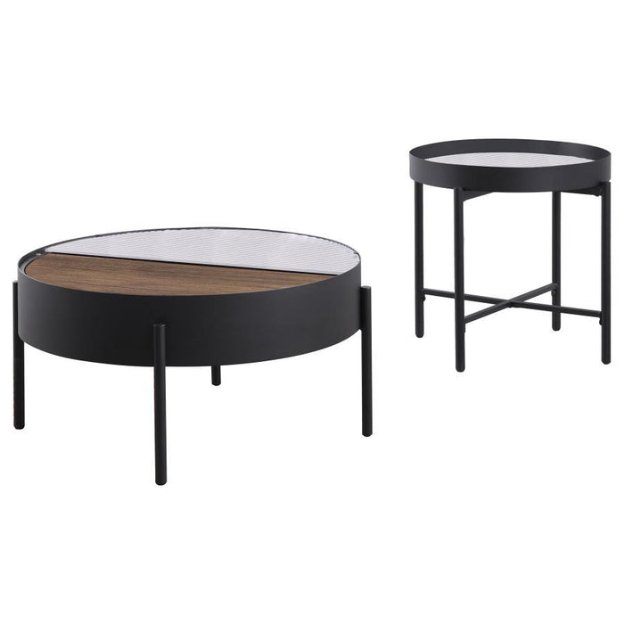 Ozella - Round Coffee Table Set – Table Sets by Coaster Fine Furniture at Furniture Wholesale Plus , Nashville furniture store
