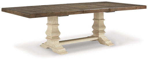 Bolanburg - Extension Dining Table - Brown / Beige – Dining Tables with Extensions by Signature Design by Ashley® at Furniture Wholesale Plus , Nashville furniture store