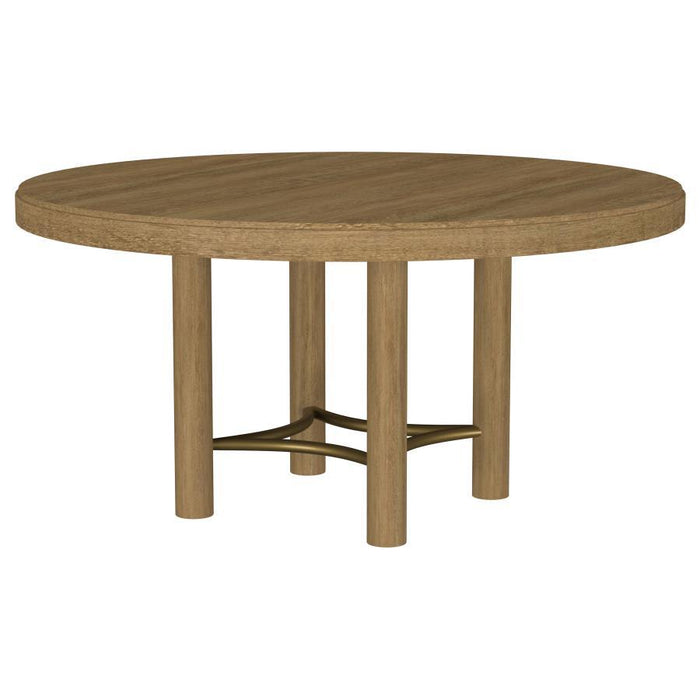 Arini - 60" Round Wood Dining Room Table - Sand Wash – Dining Tables by Coaster Fine Furniture at Furniture Wholesale Plus , Nashville furniture store
