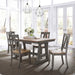 Lindsey Farm - Trestle Table Set – 5 Piece Dining Room Sets by Liberty Furniture at Furniture Wholesale Plus , Nashville furniture store