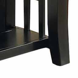Cassidy - Sofa Table - Black – Sofa Tables by Steve Silver Furniture at Furniture Wholesale Plus , Nashville furniture store