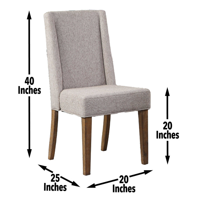 Riverdale - Upholstered Chair (Set of 2) - Dark Brown – Chair Sets by Steve Silver Furniture at Furniture Wholesale Plus , Nashville furniture store