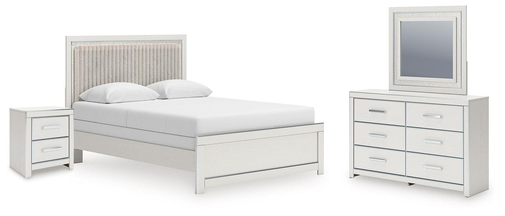 Zuraleus - Upholstered Panel Bedroom Set – 3 Piece Bedroom Sets by Signature Design by Ashley® at Furniture Wholesale Plus , Nashville furniture store