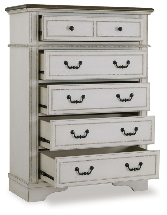 Blendon - Five Drawer Chest - Two-tone – Accent Chests by Signature Design by Ashley® at Furniture Wholesale Plus , Nashville furniture store