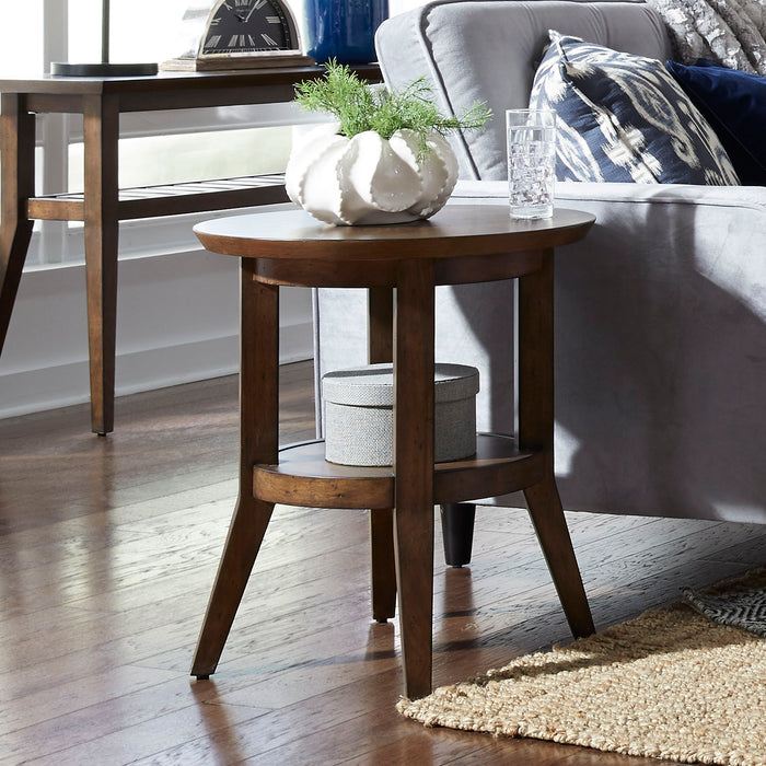 Ventura Blvd - Round End Table - Bronze Spice – End Tables by Liberty Furniture at Furniture Wholesale Plus , Nashville furniture store