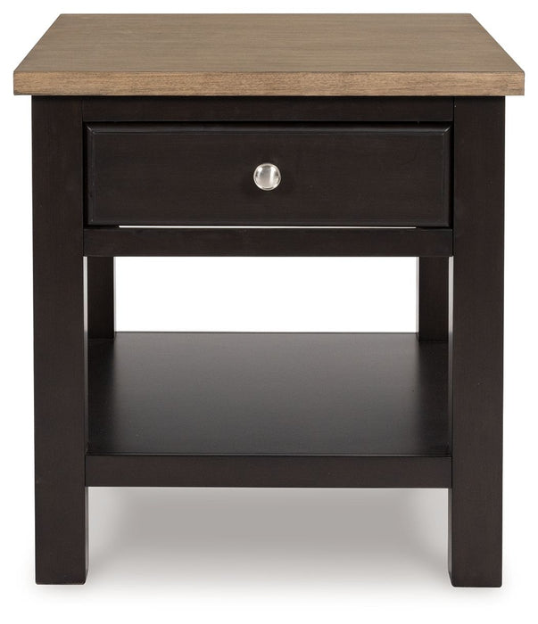 Drazmine - Rectangular End Table - Brown – End Tables by Signature Design by Ashley® at Furniture Wholesale Plus , Nashville furniture store