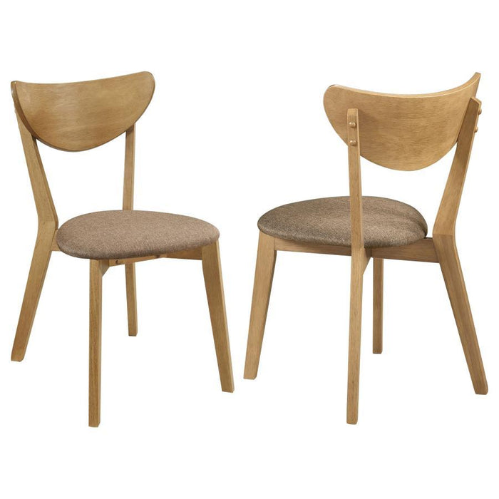 Elowen - Wood Dining Side Chair (Set of 2) - Light Walnut – Chair Sets by Coaster Fine Furniture at Furniture Wholesale Plus , Nashville furniture store