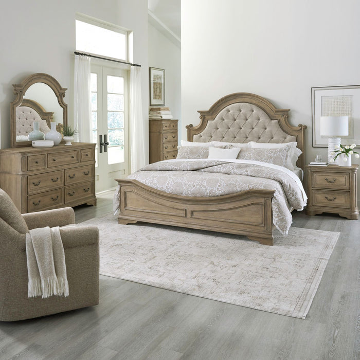 Magnolia Manor - Upholstered Bedroom Set – 3 Piece Bedroom Sets by Liberty Furniture at Furniture Wholesale Plus , Nashville furniture store