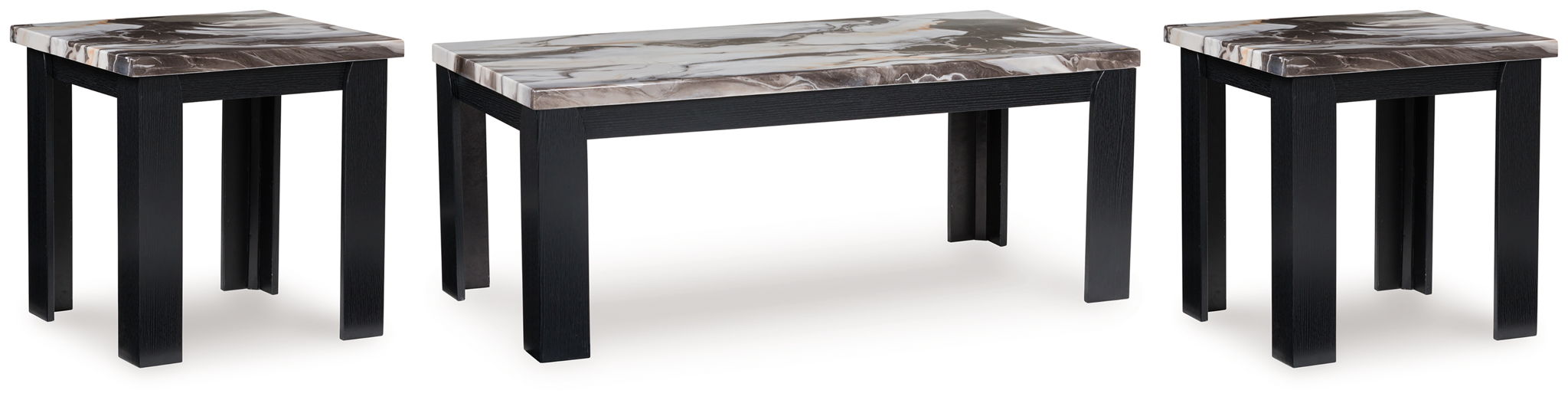 Jazmore - Occasional Table Set (Set of 3) - Dark Brown – Table Sets by Signature Design by Ashley® at Furniture Wholesale Plus , Nashville furniture store