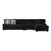 Nightfall - Sectional Set With 2 Pillows – Stationary Sectionals by Elements International at Furniture Wholesale Plus , Nashville furniture store