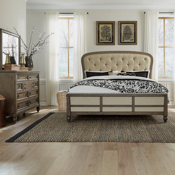 Americana Farmhouse - Shelter Bedroom Set – 3 Piece Bedroom Sets by Liberty Furniture at Furniture Wholesale Plus , Nashville furniture store