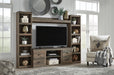 Trinell - 4-Piece Entertainment Center With 60" TV Stand – Entertainment Centers by Signature Design by Ashley® at Furniture Wholesale Plus , Nashville furniture store
