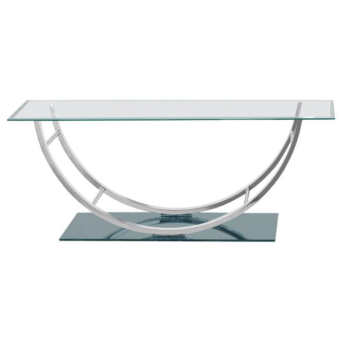 Danville - Rectangular U-Shaped Glass Top Table – End Tables by CoasterEssence at Furniture Wholesale Plus , Nashville furniture store