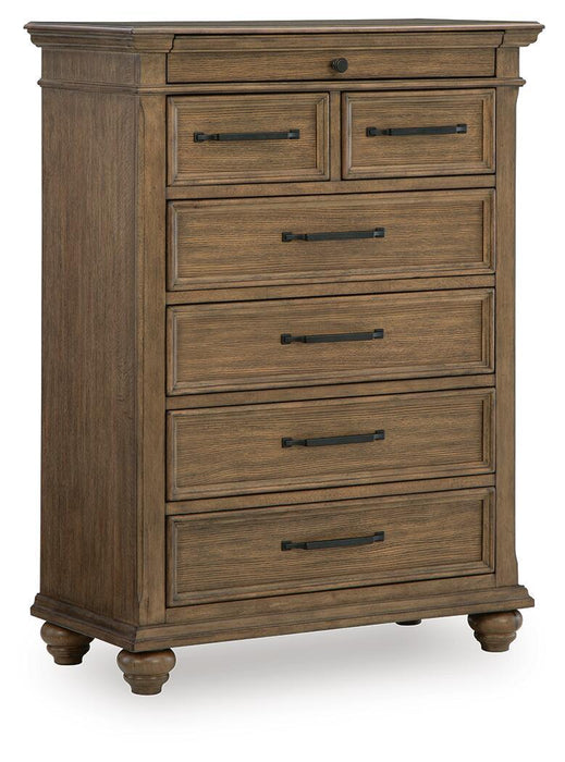 Karallin - Seven Drawer Chest - Medium Brown – Accent Chests by Signature Design by Ashley® at Furniture Wholesale Plus , Nashville furniture store