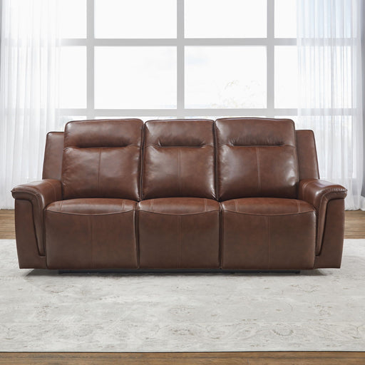 Avery - Sofa P2 - Cognac – Reclining Sofas by Liberty Furniture at Furniture Wholesale Plus , Nashville furniture store
